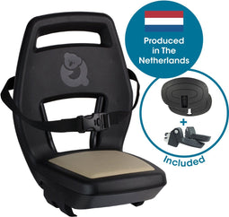 Qibbel Junior 6+ - Fietsstoeltje Achter Bagagedrager - Quick Connect - Khaki