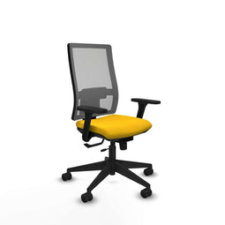 Piqueras y Crespo 3D066N0 - Bureaustoel - Verstelbare hoogte met armleuning - Geel