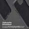 Accezz MagSafe Leather Backcover - iPhone 13 - Echt leer met verhoogde randen - Zwart