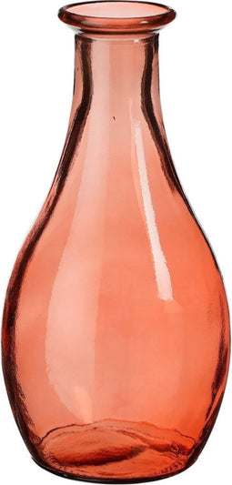 Mica Decorations Jayden Vaas - 21x21x40 cm - Glas - Donkerbruin