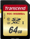 Transcend 64GB SDXC UHS-I U3 - Geheugenkaart - Leessnelheid 95MB/s - Schrijfsnelheid 60MB/s