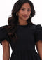 NA-KD Puff Sleeve Midi Dress - Dames Jurk - Maat 42 - Lange mouwen