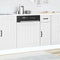 vidaXL - Vaatwaspaneel - Lucca - bewerkt - hout - wit