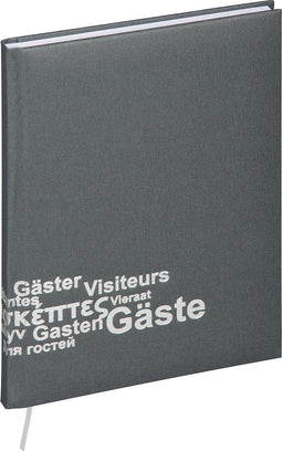 Pagna gastenboek, donkergrijs