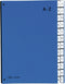 PAGNA Lessenaarordner 24249-02 Hardkarton Blauw DIN A4 Aantal vakken: 24 A-Z