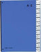 PAGNA Lessenaarordner 24249-02 Hardkarton Blauw DIN A4 Aantal vakken: 24 A-Z