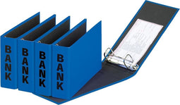 Pagna ringmap (PCR) formaat 14 x 25 cm blauw glans uitvoering met zwarte belettering