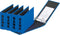 Pagna ringmap (PCR) formaat 14 x 25 cm blauw glans uitvoering met zwarte belettering