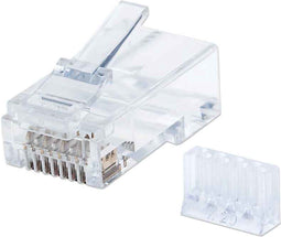 Intellinet Intellinet verpakking van 90 stuks Cat6 modulaire RJ45-stekkers UTP 3-voudige klem voor massieve draad 90 st