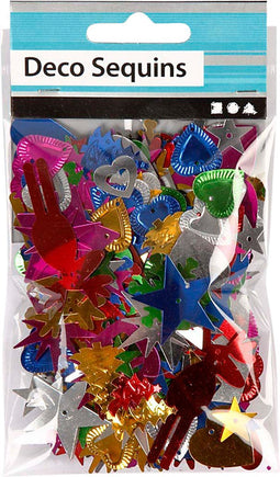 Pailletten creotime 35gr assorti - 10 stuks