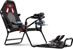 Next Level Racing Flight Simulator Lite - Opvouwbare cockpit - Compatibel met vluchtelektronica - Zwart