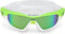 Aquasphere Vista Pro - Zwembril - Volwassenen - Green Titanium Mirrored Lens - Lime/Wit