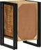 vidaXL - Nachtkastje - 40x35x50 - cm - Massief - Ruw - Mango - Hout