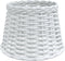 vidaXL - Lampenkap - Ø25x17 - cm - wicker - wit