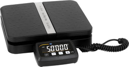 Pakketweegschaal PCE-PP 50 met een resolutie van 1 g - afneembaar display - opklapbaar weegplatform - batterij- en netvoeding - meetbereik 0...50 kg