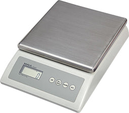 Pakketweger MAULCount 10kg metalen plateau 17x17.5cm 220V/+ batterij