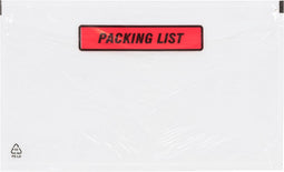 Paklijstenvelop 'packing list' 220 x 115 mm
