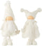 J-Line kerstfiguur Engel Hart - textiel - wit - large - 2 stuks