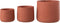 J-Line bloempot Potine - cement - terracotta - large - Ø 19 cm