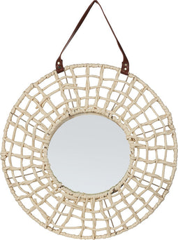PALACI - Wandspiegel - Natuurlijk - Papier touw