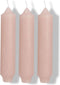 Palermo kaarsen set 3 stuks dia. 3.5 x H 17 cm zacht roze