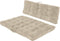 Pallet kussenset bruin, 118x79x14 cm, gemaakt van katoen