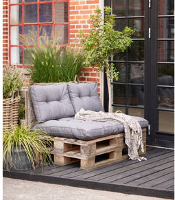 Palletkussen Albi set - Grijs