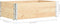Palletopzetranden 3 st 50x150 cm massief grenenhout