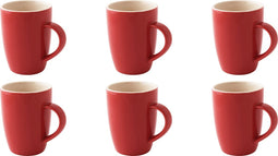 Palmer Beker Colors 18 cl Rood Porselein 6 stuks