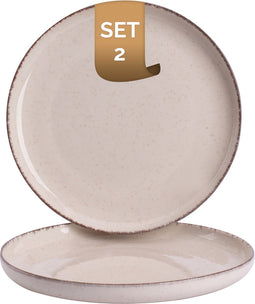 Palmer Bord Antigo 19 cm Crème Porselein 2 stuks