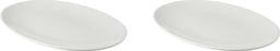 Palmer Bord coupe White Delight 30 x 21.5 cm Wit Porselein 2 stuks