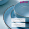 Palmer Bord diep Antigo 19 cm Lichtblauw Porselein 2 stuks