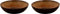 Palmer Bord diep Cecil 21 cm Bruin Stoneware 2 stuk(s)
