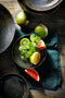 Palmer Bord diep coupe Metallic 15 cm Groen Stoneware 2 stuk(s)