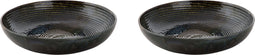 Palmer Bord diep coupe Metallic 26 cm Groen Stoneware 2 stuk(s)