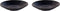 Palmer Bord diep Kiryu 22 cm Blauw Porselein 2 stuks