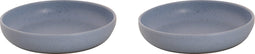 Palmer Bord diep Sandy Loam 22 cm Blauw Stoneware 2 stuks