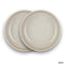 Palmer Bord diep Sandy Loam 22 cm Grijs Stoneware 2 stuk(s)