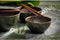 Palmer Bord Jungle Aurora 31 cm Groen Stoneware 1 stuk(s)
