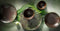 Palmer Bord Jungle Aurora 31 cm Groen Stoneware 1 stuk(s)