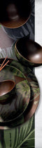 Palmer Bord Jungle Aurora 31 cm Groen Stoneware 1 stuk(s)