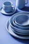 Palmer Bord Sandy Loam 22 cm Blauw Stoneware 2 stuks