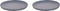 Palmer Bord Sandy Loam 28 cm Blauw Stoneware 2 stuks