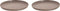 Palmer Bord Sandy Loam 28 cm Grijs Stoneware 2 stuks