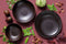 Palmer Bordenset Ruston Stoneware 6-persoons 18-delig Bruin
