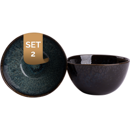 Palmer Bowl Eccentric 15 cm 85 cl Blue Stoneware 2 piece(s)