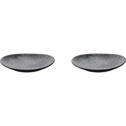 Palmer Bowl Rocks 31 x 27 cm 90 cl Black Porcelain 2 piece(s)