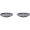 Palmer Bowl Rocks 31 x 27 cm 90 cl Black Porcelain 2 piece(s)