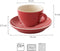 Palmer Kop en schotel Colors 18 cl - 14 cm Rood 6 stuks