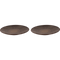 Palmer Plate coupe Victory 27 cm Brown Stoneware 2 piece(s)